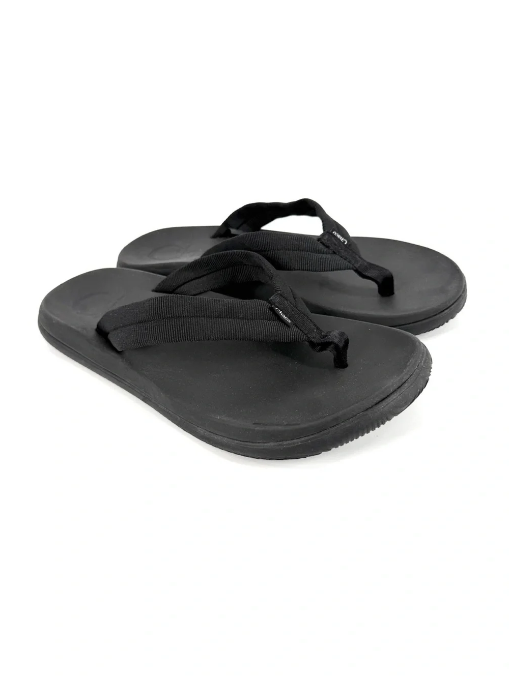 Chaco Chillos Flip Flop Sandals Mens Size 11 Black Casual Beach Vacation